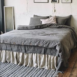 Handmade Linen Queen Duvet Cover